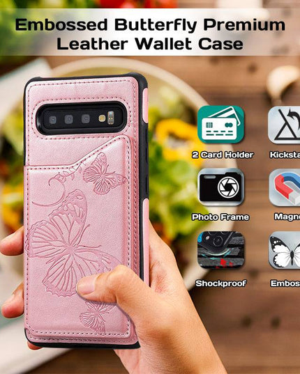 New Luxury Embossing Wallet Cover For SAMSUNG S10 Plus - Libiyi