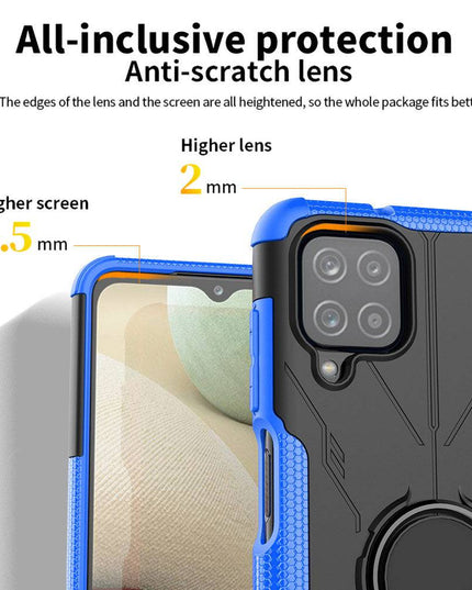 Robot 3 in 1 Heavy Duty Defender Case For Samsung A12 - Libiyi