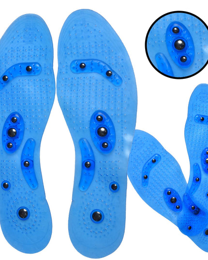 Insoles for Women & Men Cuttable Acupressure Magnetic Massage - Libiyi