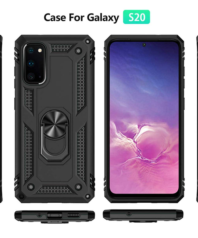 Luxury Armor Ring Bracket Phone Case For Samsung S20-Fast Delivery - Libiyi