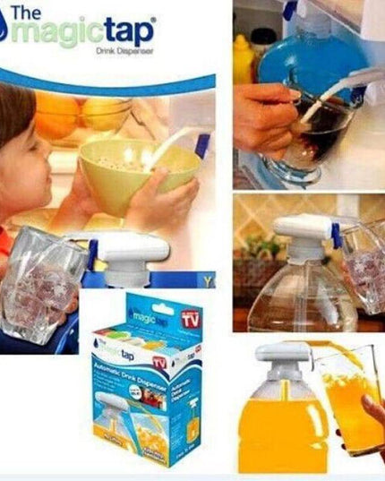 The Magic Tap Electric Automatic Juice Sucker Water Drink Dispenser - Libiyi