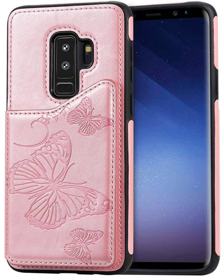 New Luxury Embossing Wallet Cover For SAMSUNG S9 Plus-Fast Delivery - Libiyi