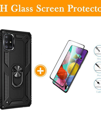 Luxury Armor Ring Bracket Phone Case For Samsung A71-Fast Delivery - Libiyi