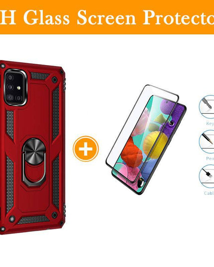 Luxury Armor Ring Bracket Phone Case For Samsung A71-Fast Delivery - Libiyi