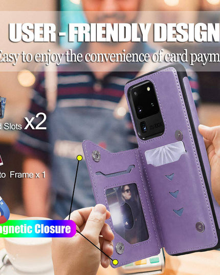 New Luxury Embossing Wallet Cover For SAMSUNG-Fast Delivery - Libiyi