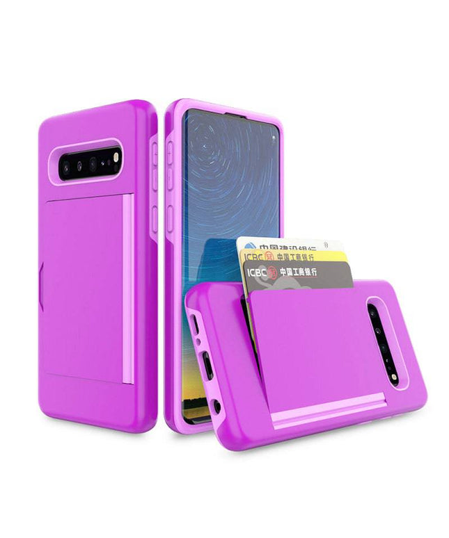 Armor Protective Card Holder Case for Samsung S10(5G) - Libiyi