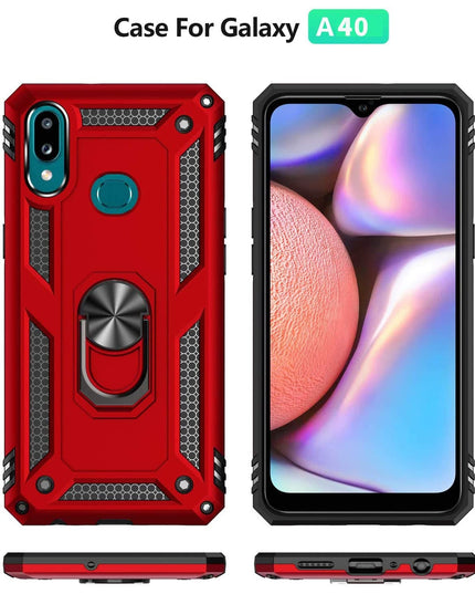 Luxury Armor Ring Bracket Phone Case For Samsung A40-Fast Delivery - Libiyi