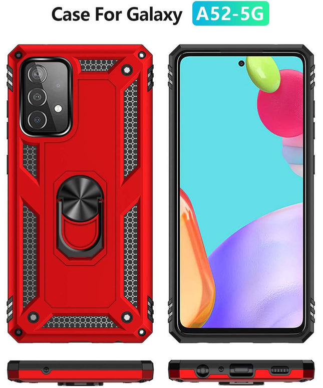 Samsung A52 Luxury Armor Ring Bracket Phone Case - Libiyi