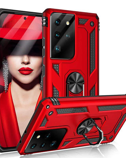 Luxury Armor Ring Bracket Phone Case For Samsung Galaxy - Libiyi