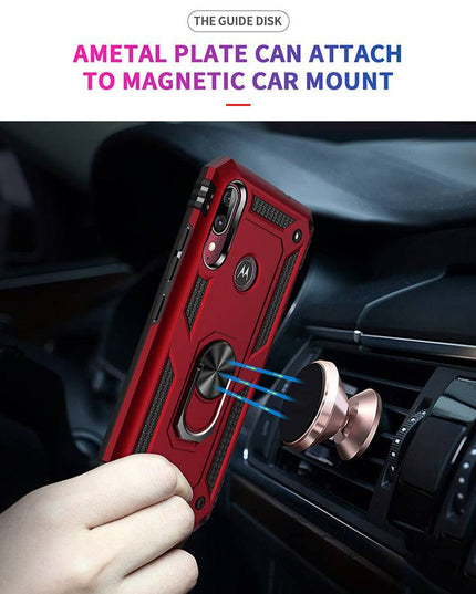 2022 Luxury Armor Ring Bracket Phone case For MOTO E6 Plus-Fast Delivery - Libiyi