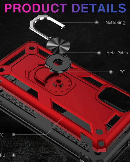 Luxury Armor Ring Bracket Phone Case For Samsung Note20-Fast Delivery - Libiyi