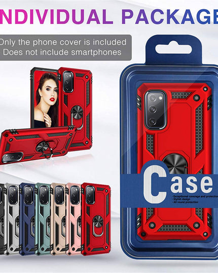 Luxury Armor Ring Bracket Phone Case For Samsung S20 FE-Fast Delivery - Libiyi