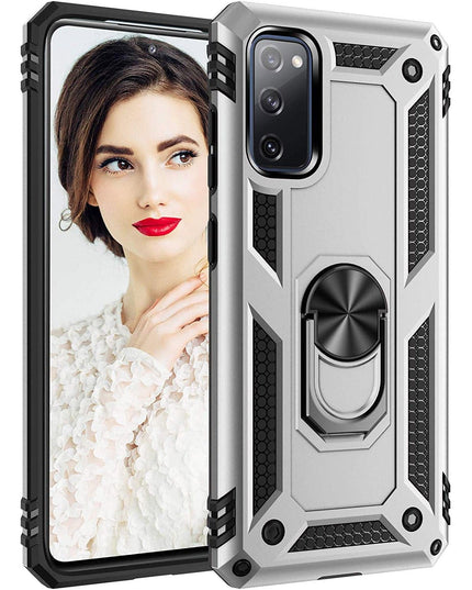 Luxury Armor Ring Bracket Phone Case For Samsung S20 FE-Fast Delivery - Libiyi