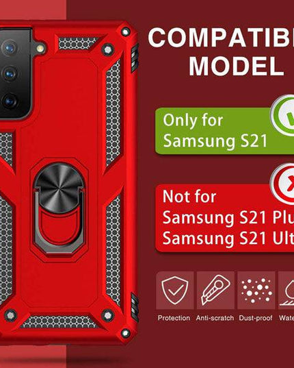 Luxury Armor Ring Bracket Phone Case For Samsung S21(5G) - Libiyi