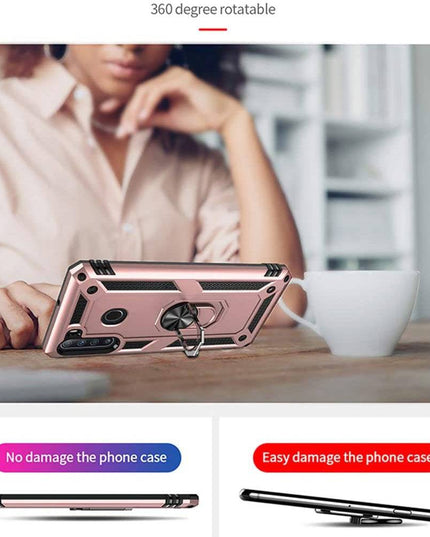 Luxury Armor Ring Bracket Phone Case For Samsung A21-Fast Delivery - Libiyi