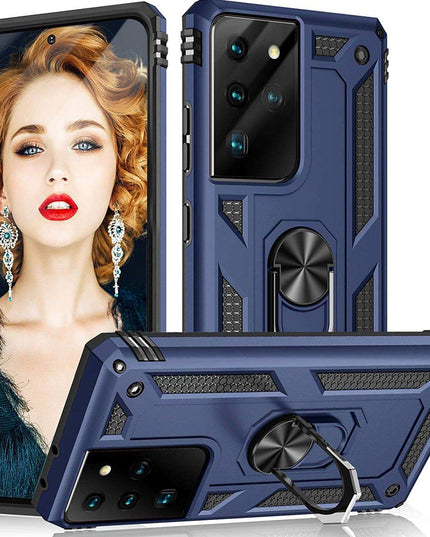 Luxury Armor Ring Bracket Phone Case For Samsung S21 Ultra(5G) - Libiyi