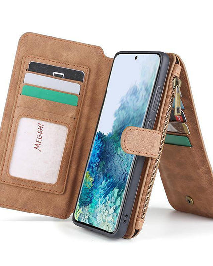 Multifunctional Magnetic Card Wallet Phone Case For Samsung A Series - Libiyi