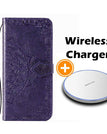 Purple / Galaxy A21(US) / Case+Wireless Charger (15W)