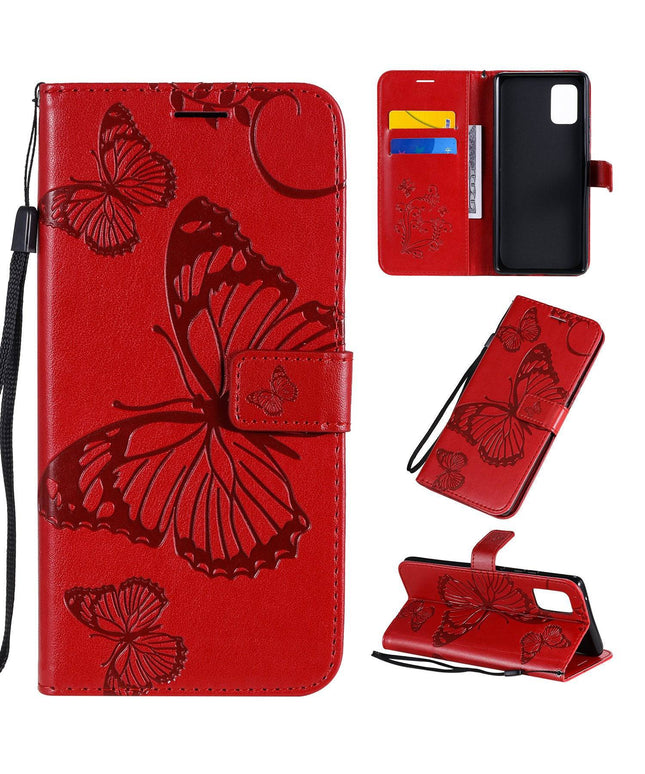3D Embossed Butterfly Wallet Phone Case For Samsung - Libiyi