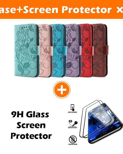 3D Embossed Rose Wallet Case For Samsung A52(4G/5G) - Libiyi