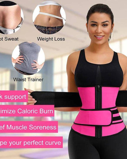 Women Waist Trainer Corset Sport Girdle Slimming Shaper(Sauna Sweat Faja) - Libiyi