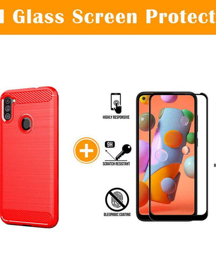 Luxury Carbon Fiber Case For Samsung A11(US and EU Version) - Libiyi