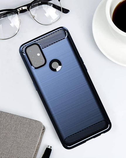 Luxury Carbon Fiber Case For Oneplus Nord N10 5G With Screen Protector - Libiyi