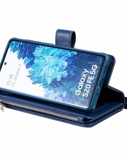 High-quality Split Magnetic 2-in-1 Zipper Wallet Case For Samsung - Libiyi