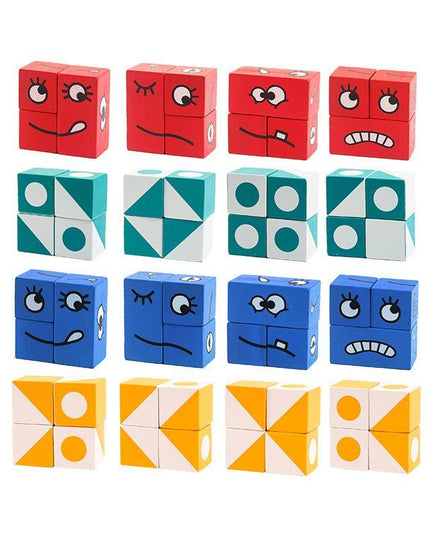 Puzzle Building Cubes - Libiyi