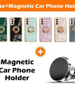 Black / S21 Plus(5G) / With Magic Car Phone Holder