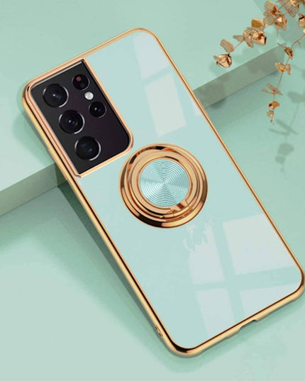 Slim Thin Finger Ring Case For Samsung S21 Ultra - Libiyi