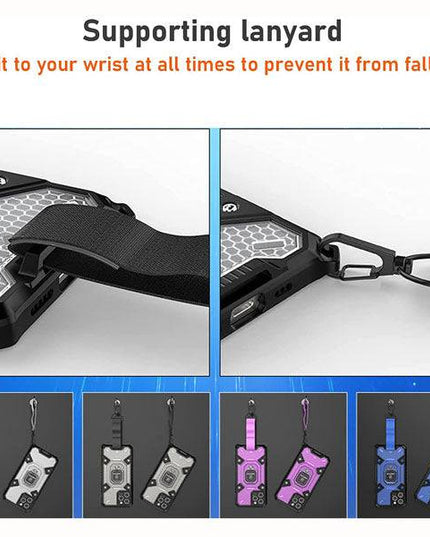 Super Cooling Armor Ring Honeycomb style Case For iPhone - Libiyi