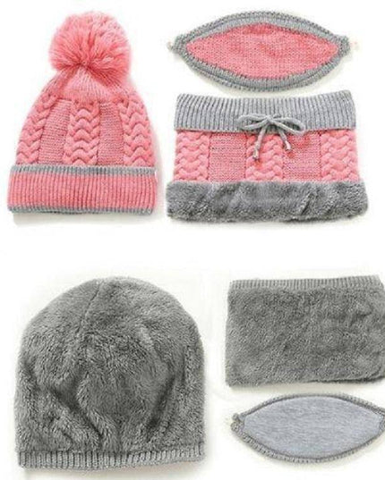 2022 New 3 in 1 Winter Beanie Set - Libiyi