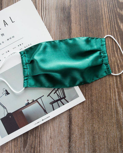 3PC Mulberry Silk Knitted Breathable Mask Men Women Skin-Friendly Soft Anti Dust Washable Reusable Face Mask Summer Thin Mask - Libiyi