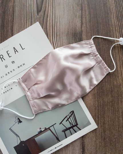 3PC Mulberry Silk Knitted Breathable Mask Men Women Skin-Friendly Soft Anti Dust Washable Reusable Face Mask Summer Thin Mask - Libiyi