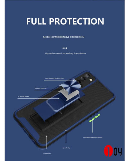 Magnetic Car Mount Holder Shockproof Phone Case For Samsung A Series - Libiyi