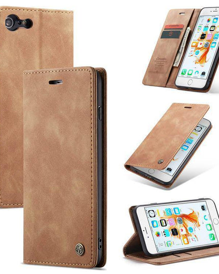 Luxury Retro Wallet Case For iPhone - Libiyi