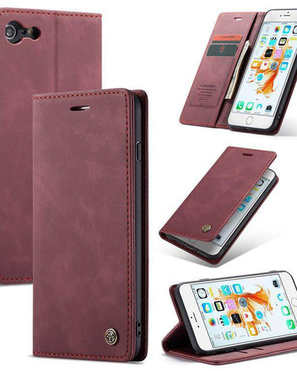 Luxury Retro Wallet Case For iPhone - Libiyi