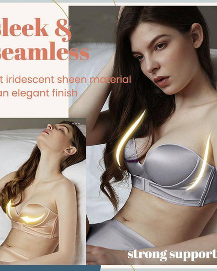 Strapless Front Buckle Lift Bra - Libiyi