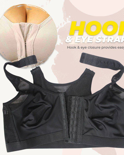 Front Closure Support Sport Bra - Libiyi