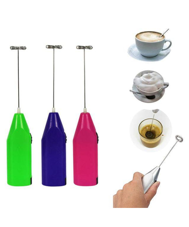 Electric Mini Mixer Frother Milk Whisk For Whipping Cooking Hand Hold Whisker Coffee Egg Ice Cream Multi-function - Libiyi